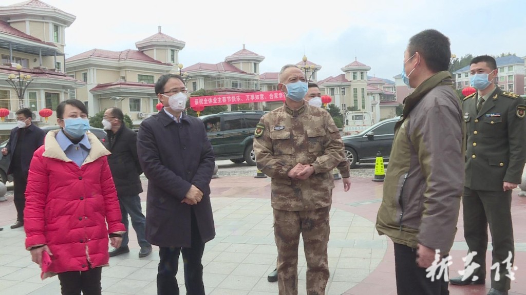 株洲市市委常委、军分区政委周杰一行来炎督导疫情防控工作1