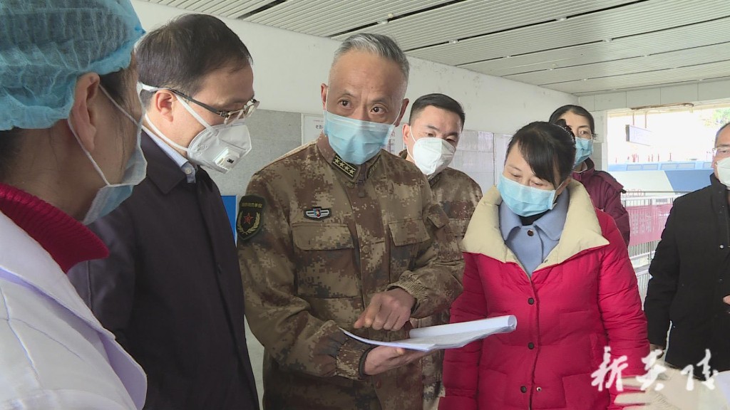 株洲市市委常委、军分区政委周杰一行来炎督导疫情防控工作2